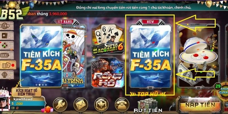 Điểm hấp dẫn thu hút người tham gia cổng game B52