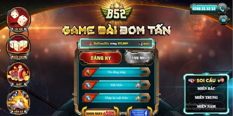 Top game hay tại B52 Club