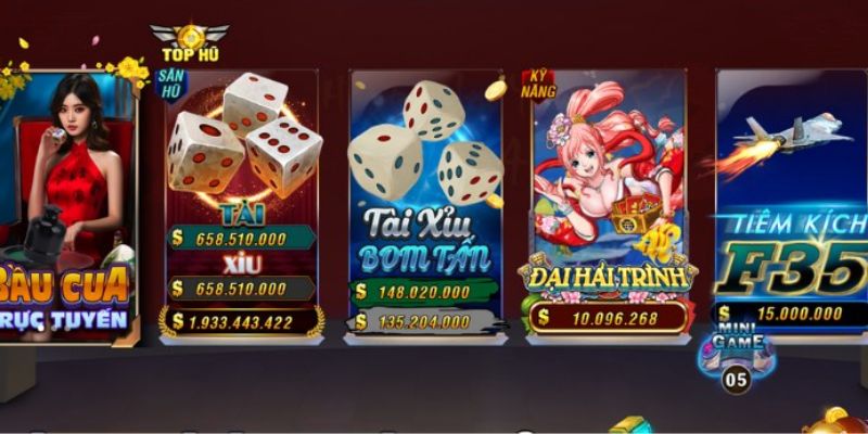 Trò chơi hấp dẫn tại cổng game B52